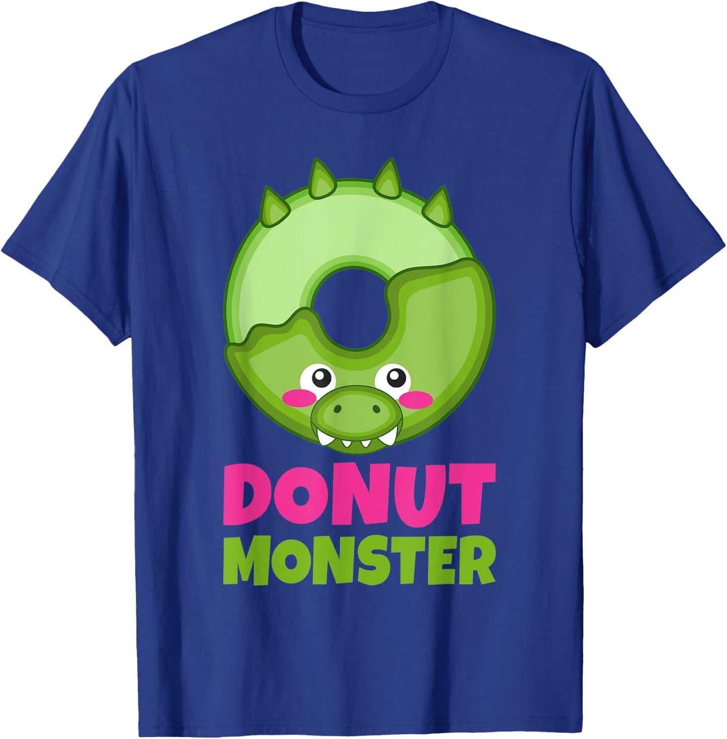 Donut Monster Snack Donut T-Shirt - T-Shirt | Royal