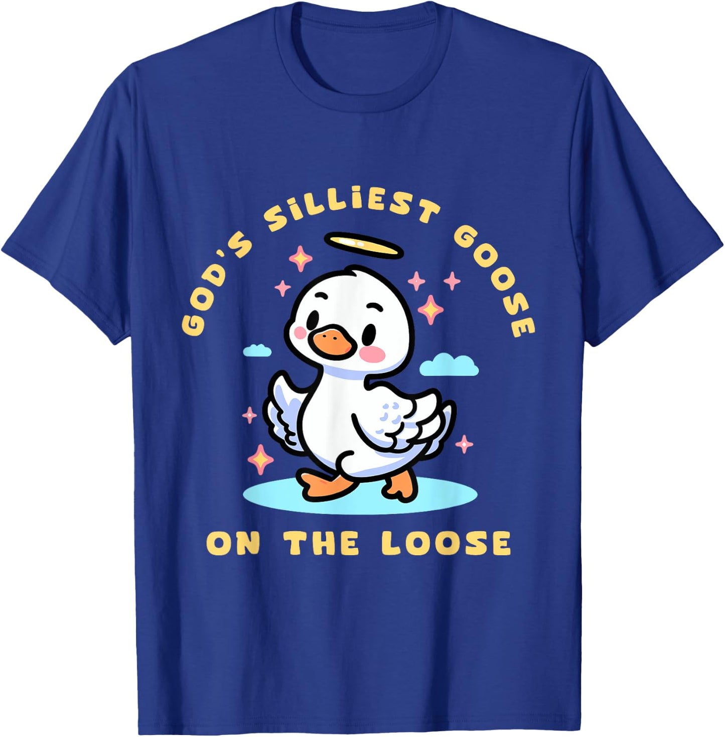 Gods Silliest Goose Costume for Kids Funny Gifts Silly Goose T-Shirt - T-Shirt | Royal