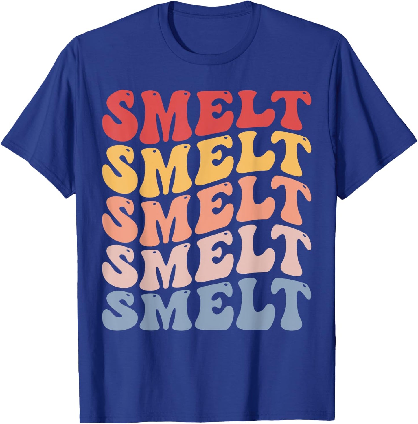 Smelt Groovy Retro Fish T-Shirt - T-Shirt | Royal