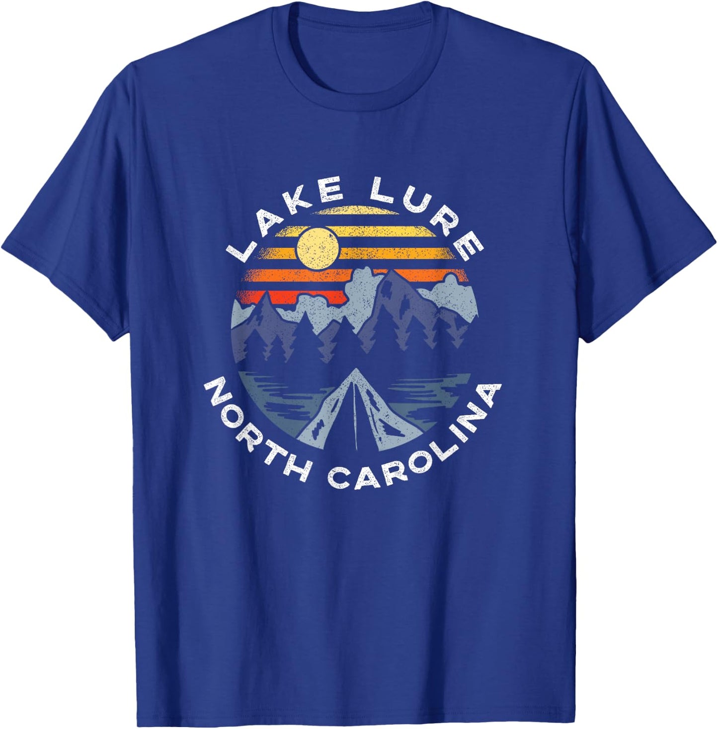 Lake Lure North Carolina Mountains Vacation Souvenir T-Shirt - T-Shirt | Royal
