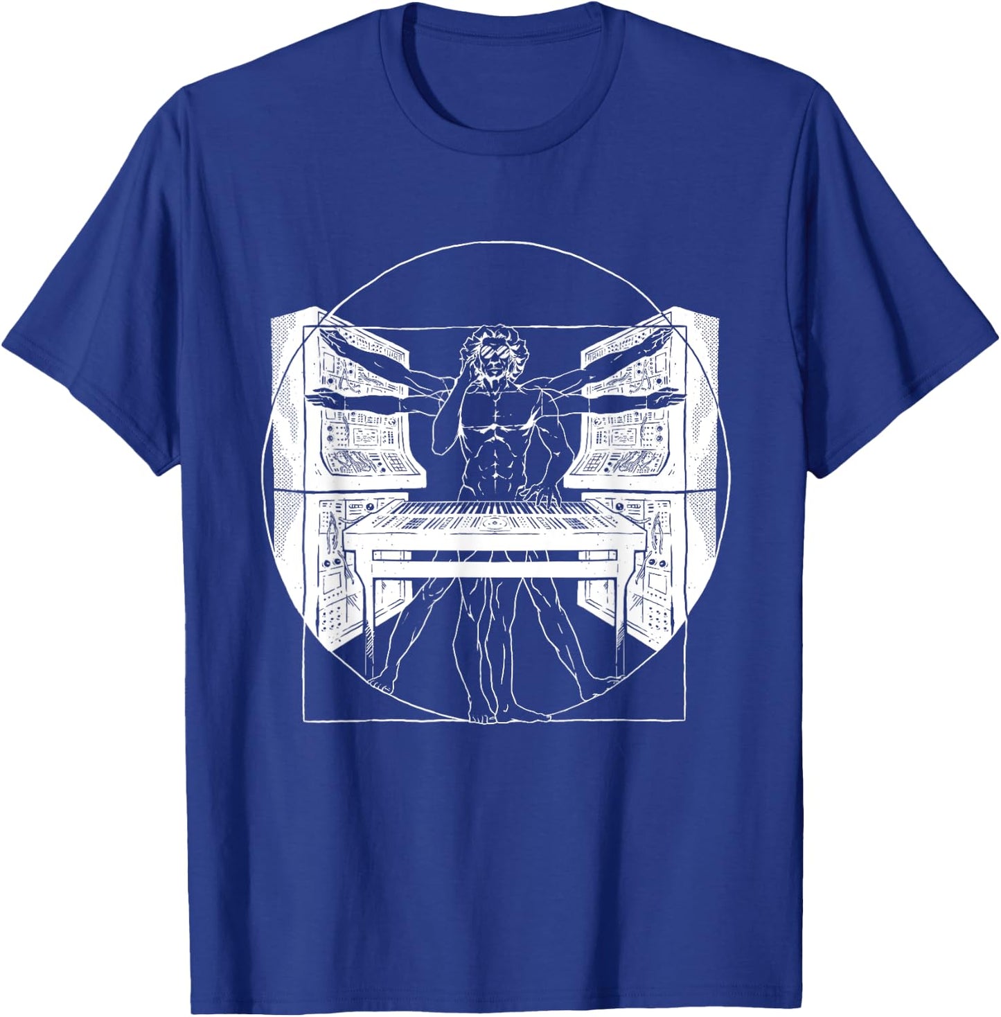 Synthesizer Synth Techno Music Cool Synthesizer T-Shirt - T-Shirt | Royal