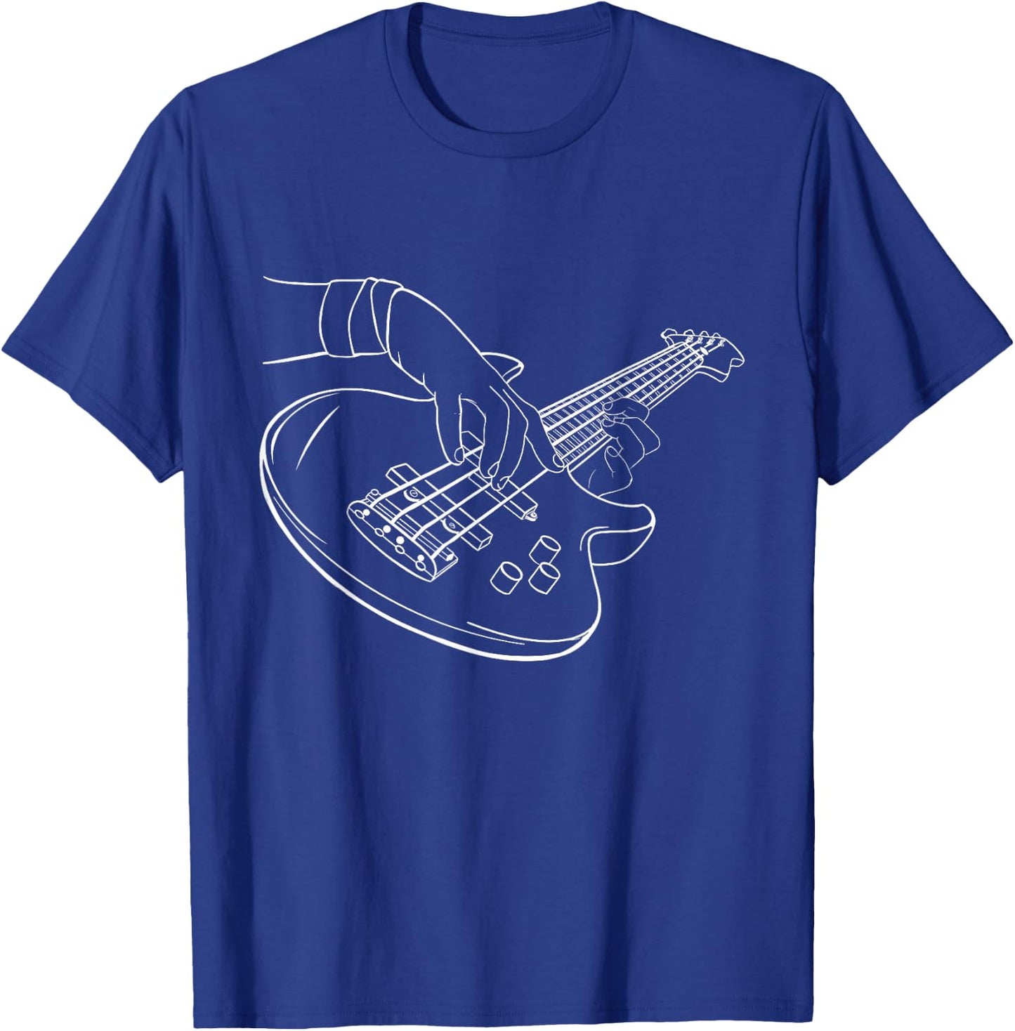 Bassist - Bass Guitar Player Guitarist Rock Musician Music T-Shirt - T-Shirt | Royal