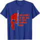 Spartan Race Life Begins At The End Of Your Comfort Zone T-Shirt - T-Shirt | Royal