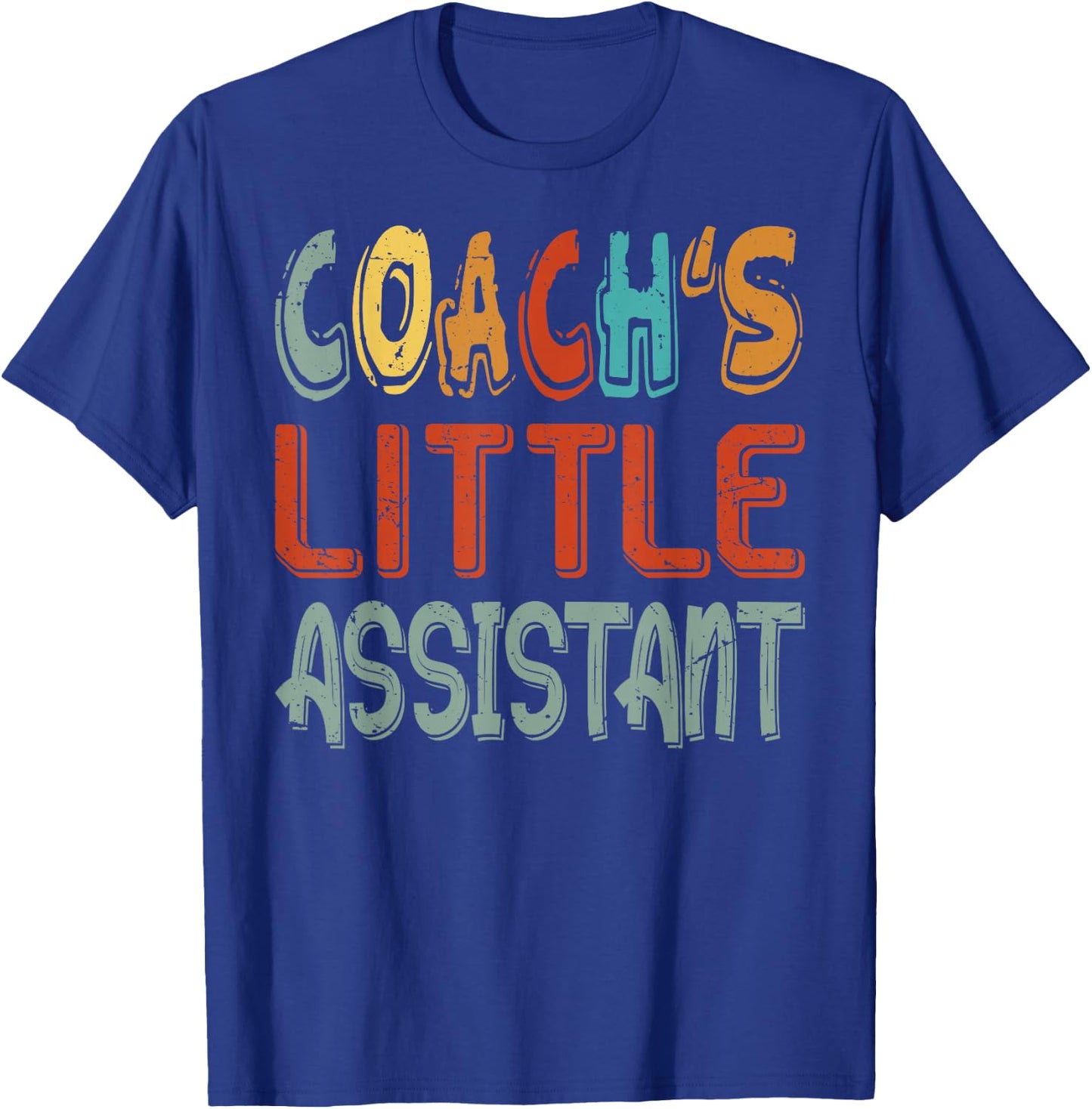 Coach's Little Assistant - Cute Daughter - Varsity Son T-Shirt - T-Shirt | Royal