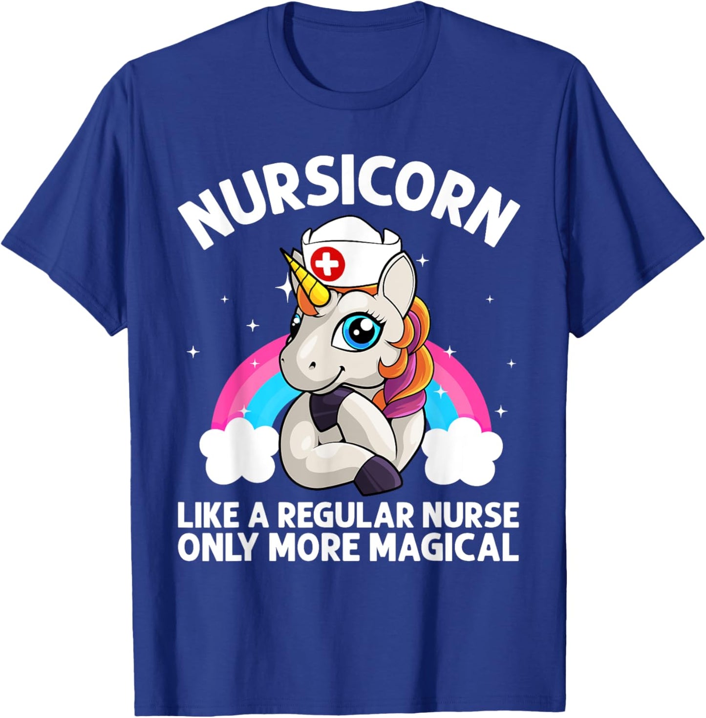 Cool Nurse Women Unicorn Medical Nurses RN Nursing T-Shirt - T-Shirt | Royal