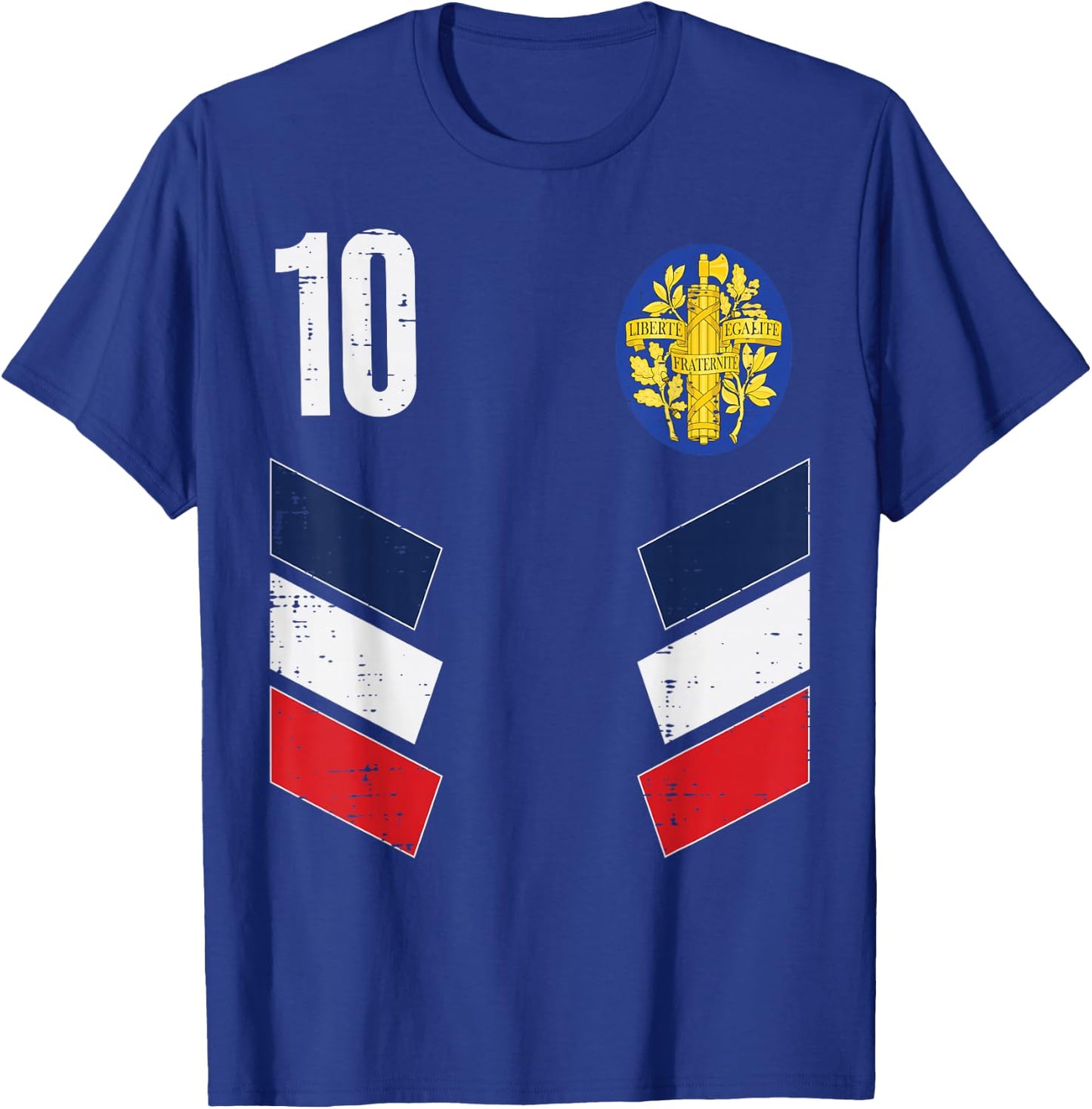 France Number 10 French Soccer Men Women Boys Girls Kids T-Shirt - T-Shirt | Royal