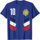 France Number 10 French Soccer Men Women Boys Girls Kids T-Shirt - T-Shirt | Royal