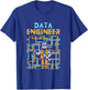Data Engineer Data Analyst ETL Power BI Data Lake Warehouse T-Shirt - T-Shirt | Royal