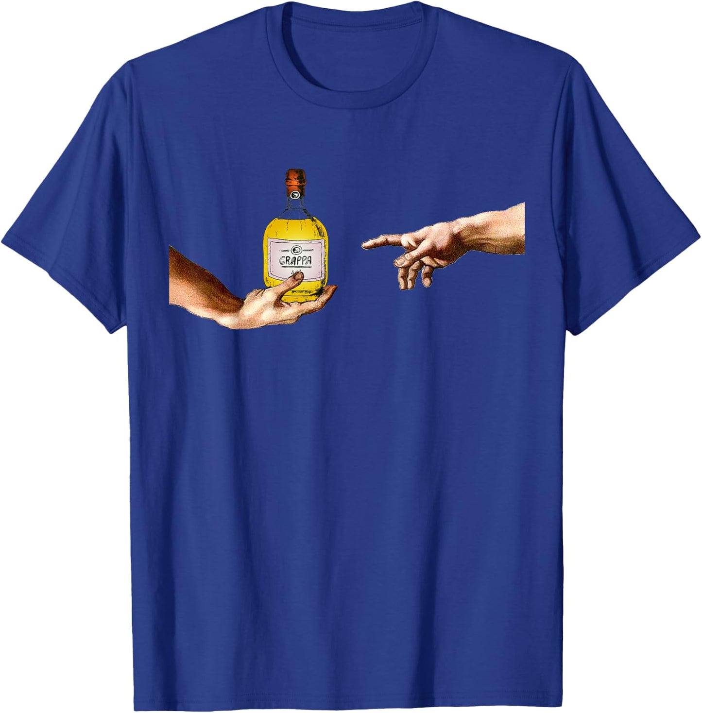Grappa Michelangelo Sistine Chapel Ceiling Fresco Fresco T-Shirt - T-Shirt | Royal