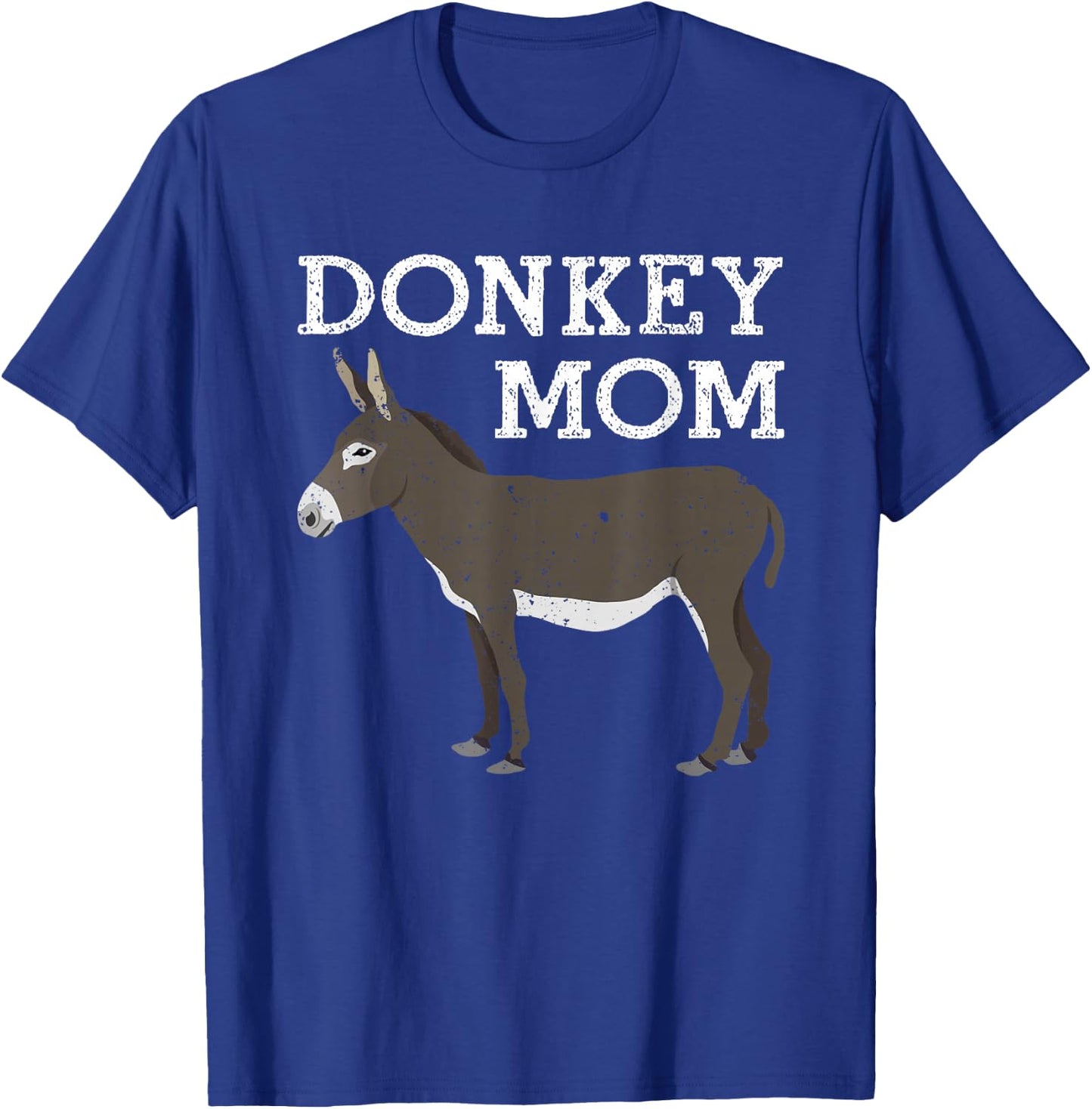 Cool Donkey Design For Mom Women Donkey Lover Animal Farmer T-Shirt - T-Shirt | Royal