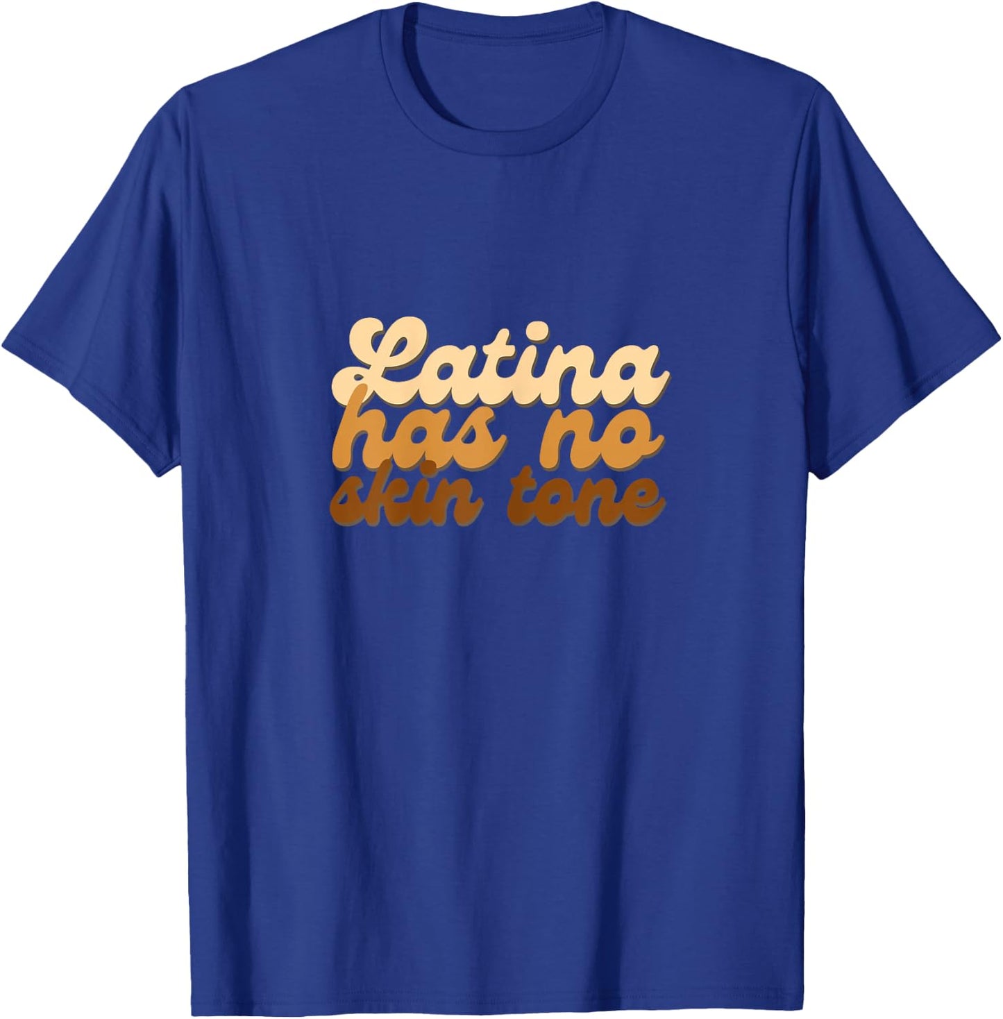 Latina Has No Skin Tone Unified Woman Empower Afro T-Shirt - T-Shirt | Royal