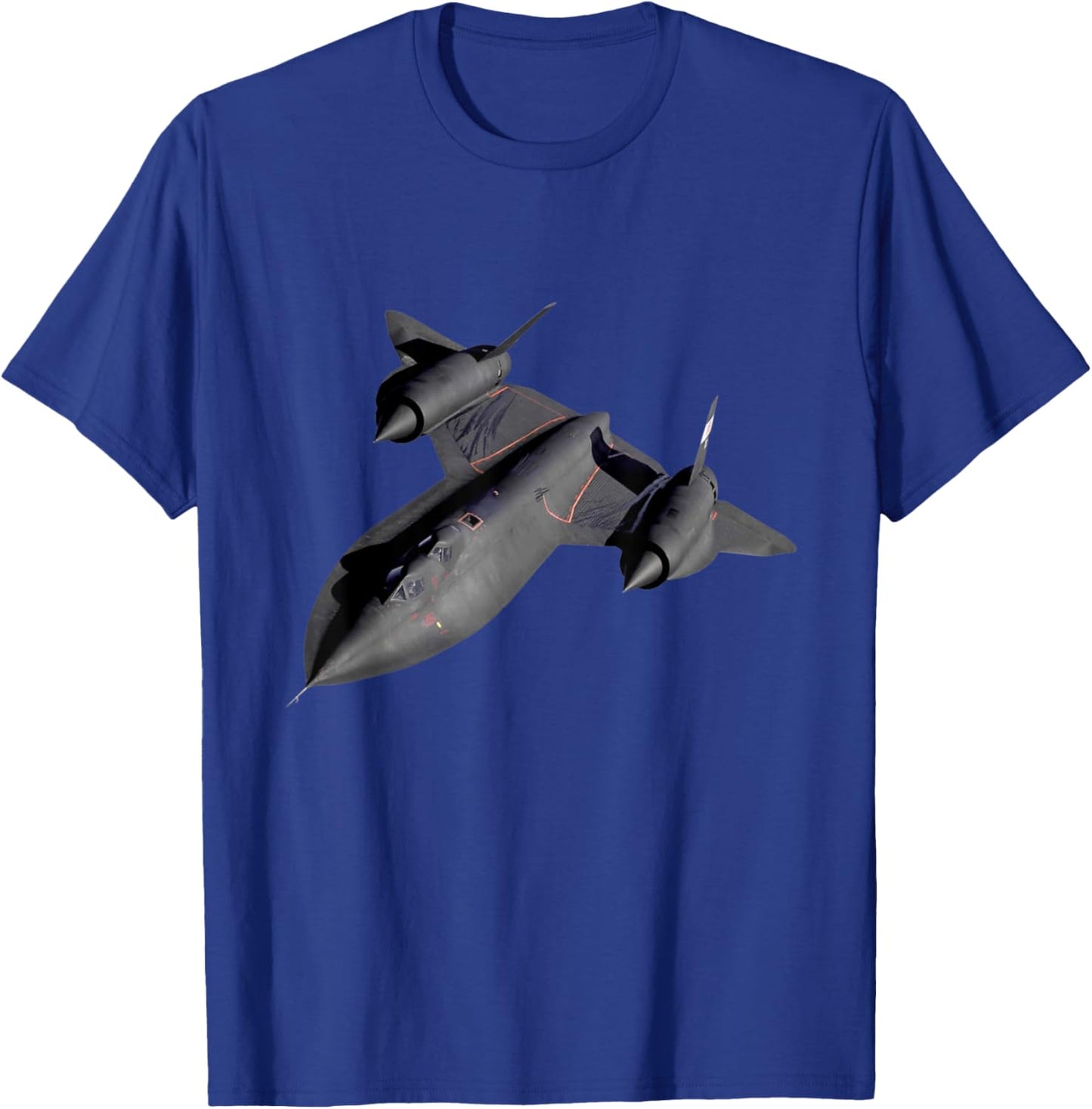 SR-71 Blackbird Airplane T-Shirt - T-Shirt | Royal