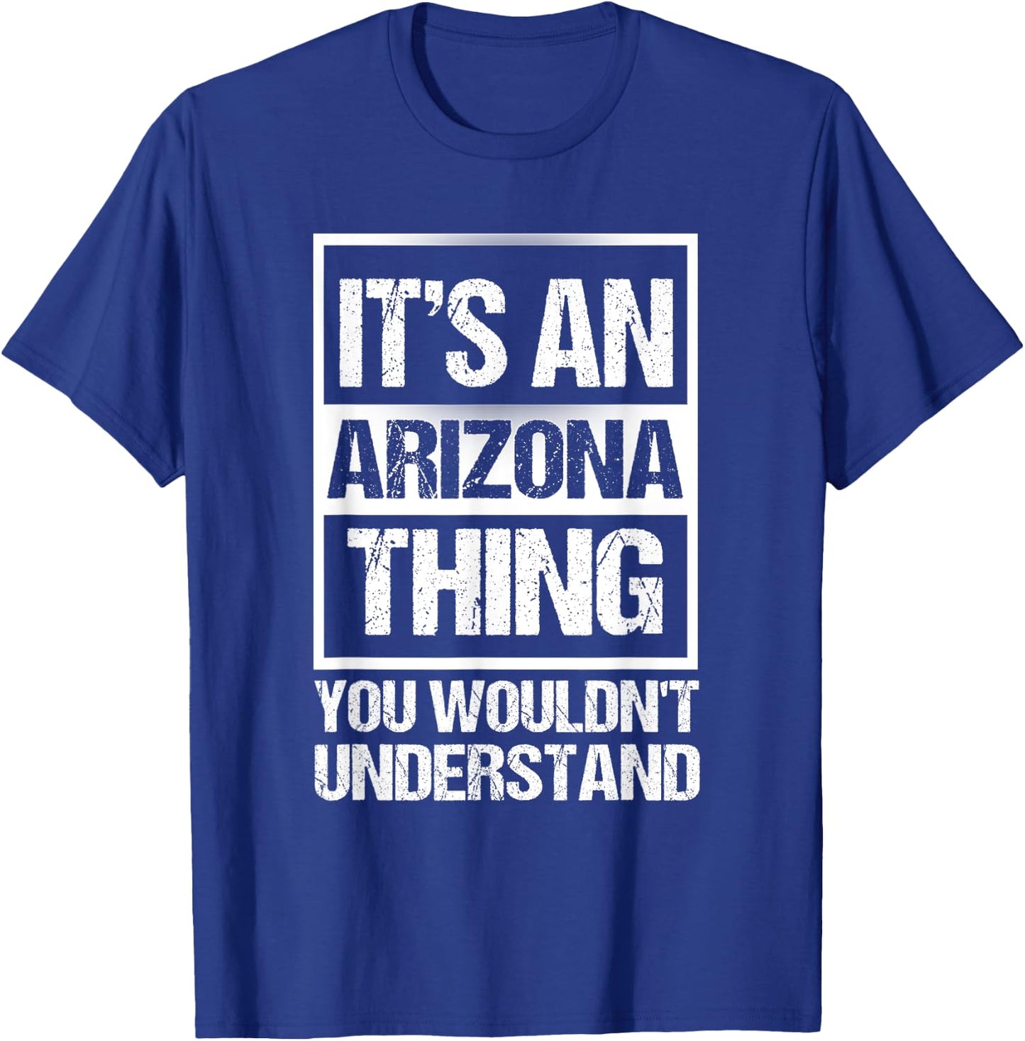 Retro Vintage Souvenir Arizona T-Shirt - T-Shirt | Royal