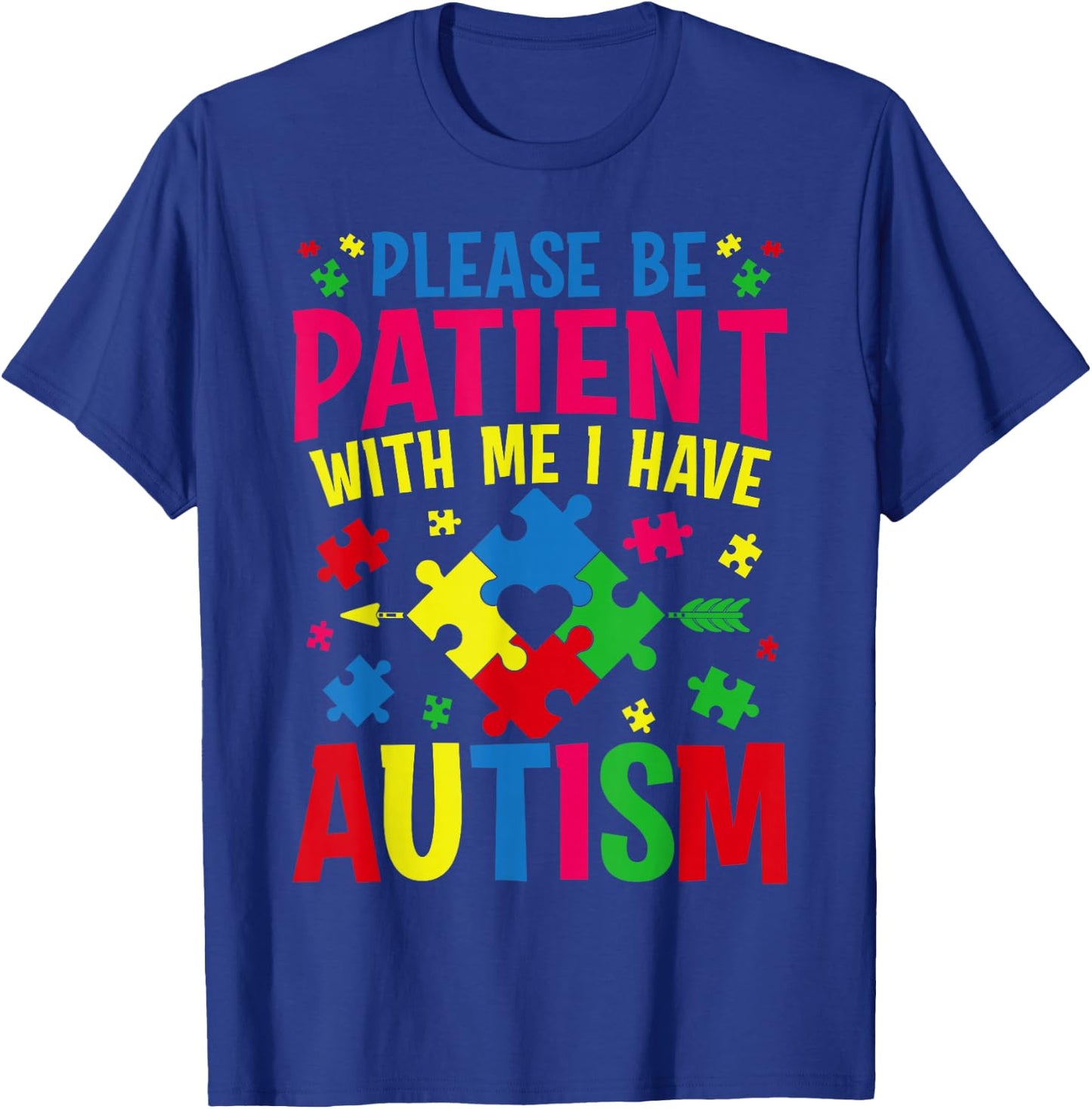 I Have Autism Awareness Autistic Child Kids Toddler Boys T-Shirt - T-Shirt | Royal