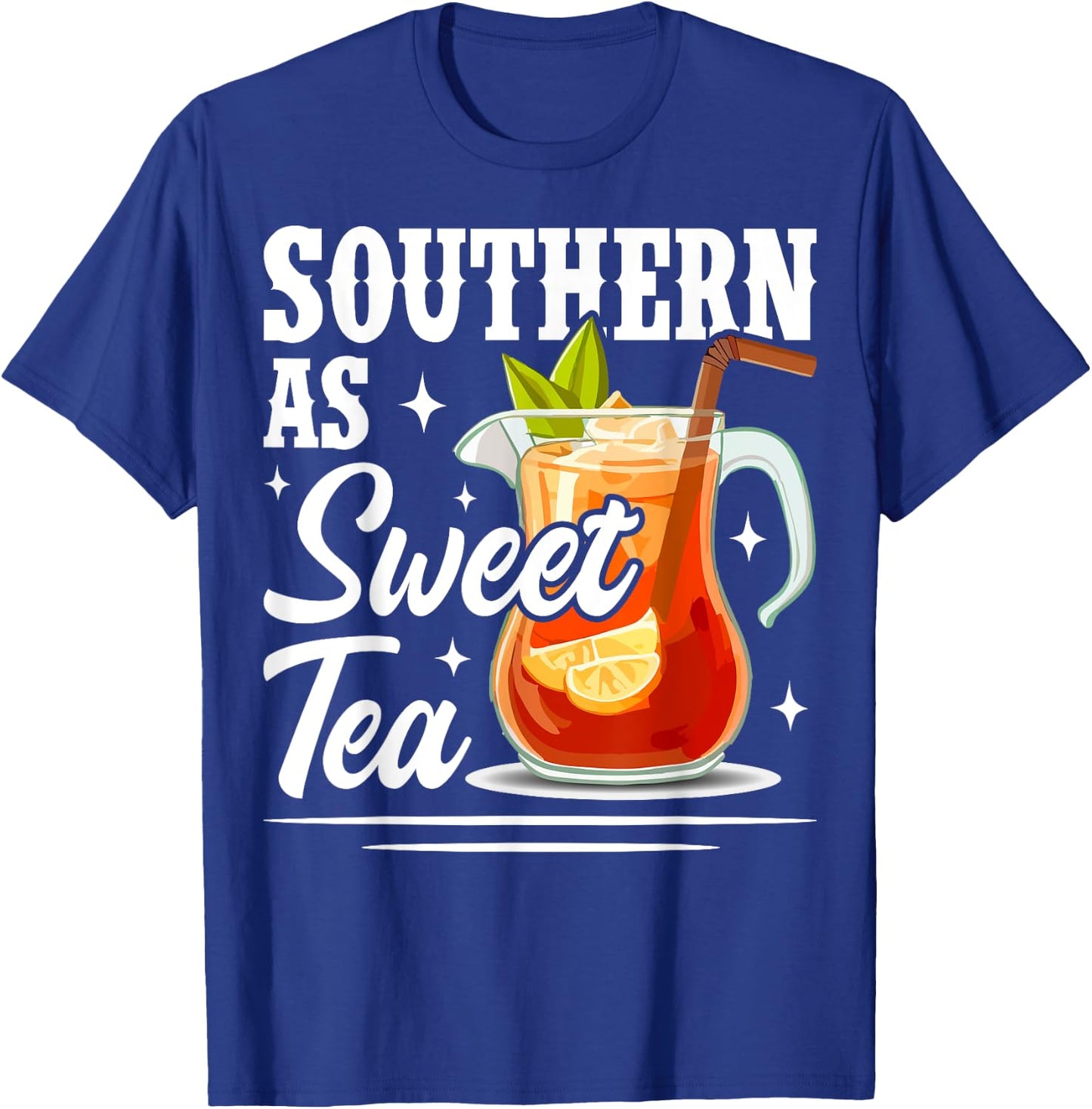 Southern As Sweet Tea Country Tea Lover T-Shirt - T-Shirt | Royal
