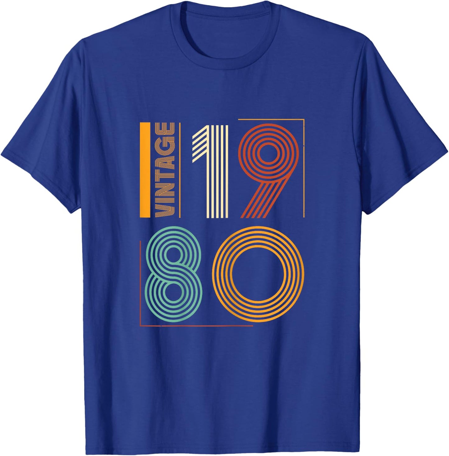 Vintage 1980 Women Limited Edition BDay 1980 Birthday T-Shirt - T-Shirt | Royal