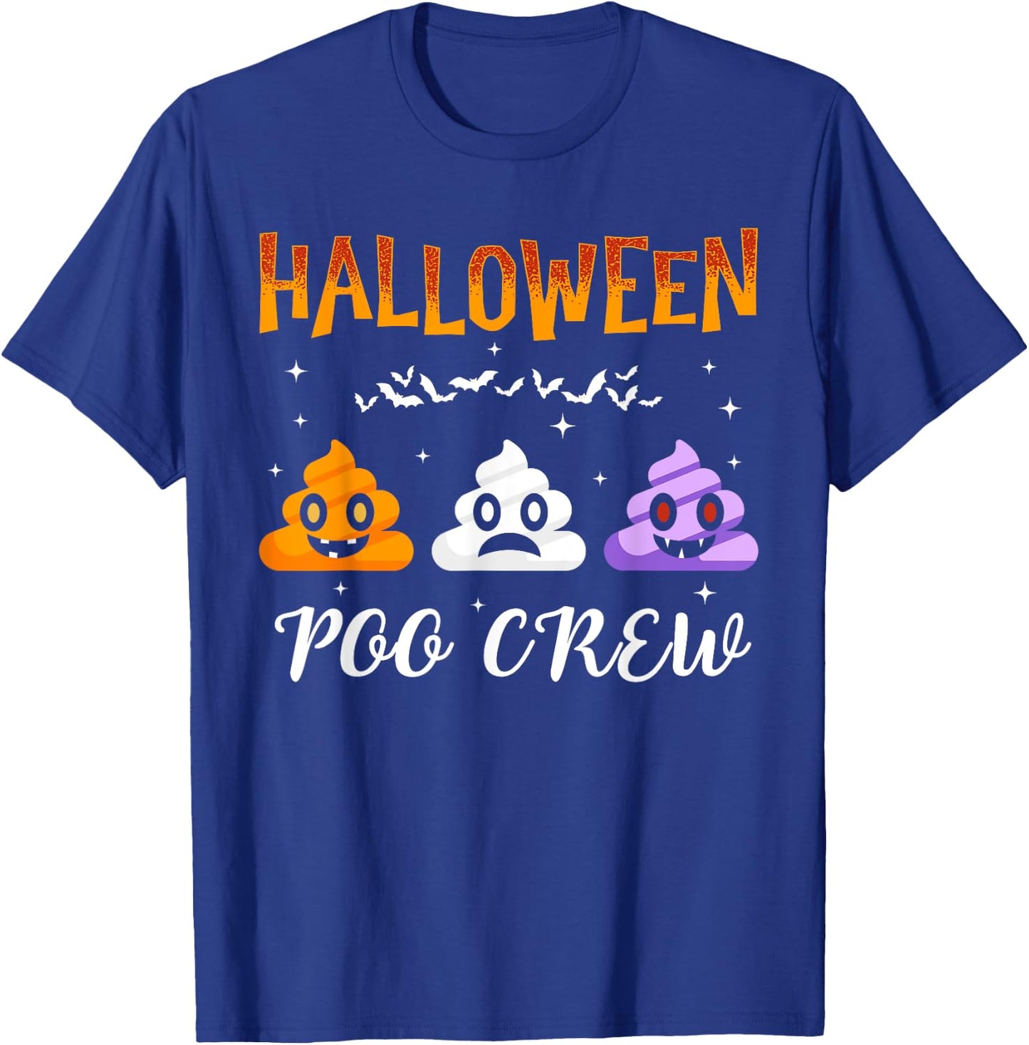Halloween Poo-Crew Funny Halloween Poop Spooky Squad Crew T-Shirt - T-Shirt | Royal