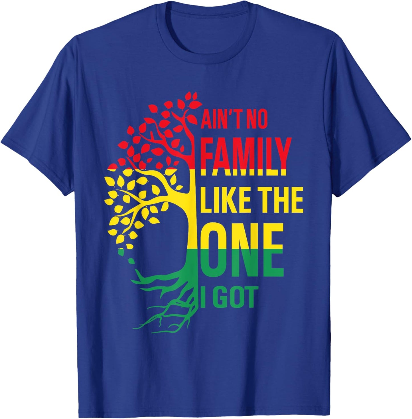 Ain't No Family Like The One I Got Funny Family Reunion 2025 T-Shirt - T-Shirt | Royal