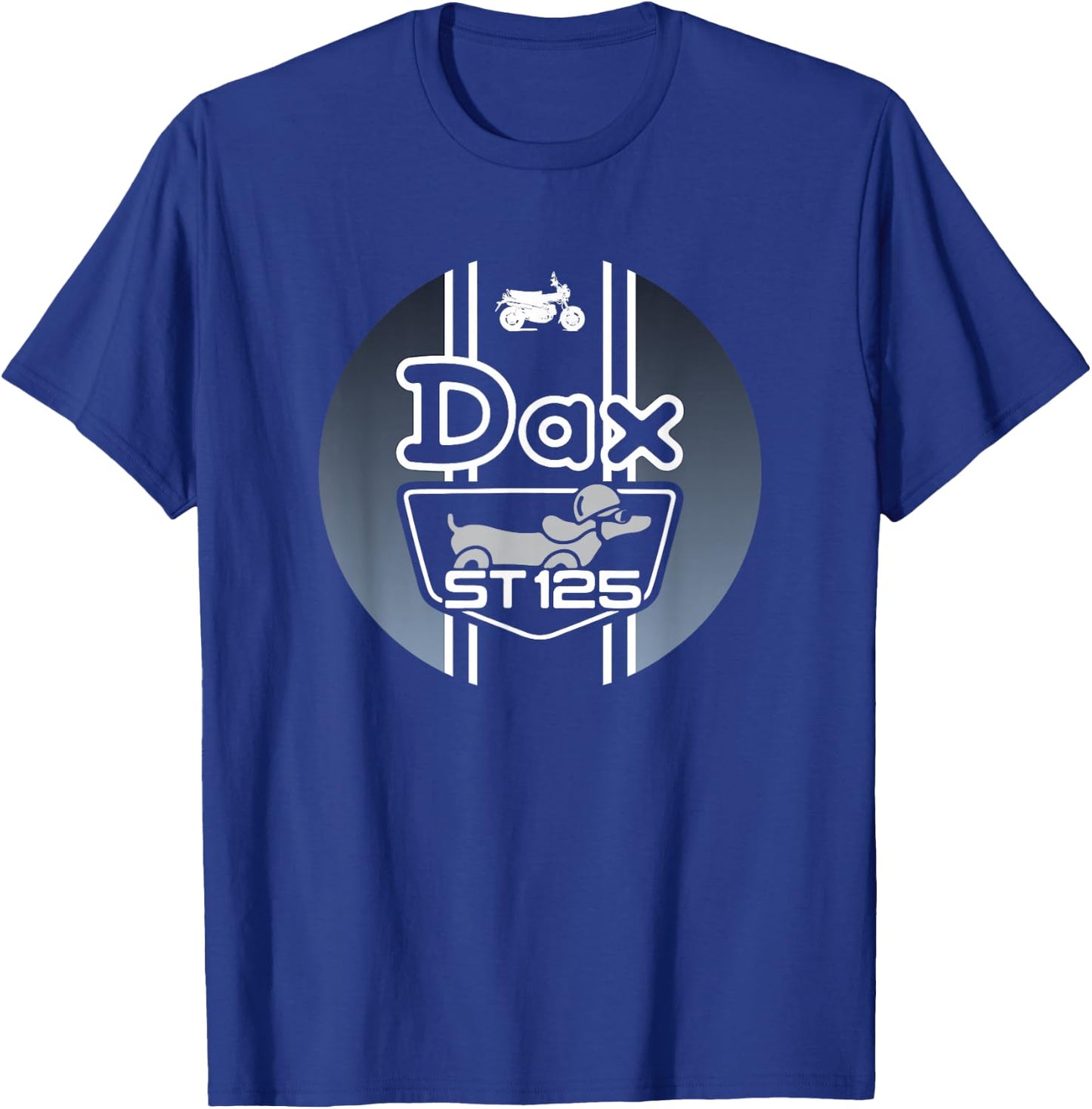 Dax ST125 Grey Graphic T-Shirt - T-Shirt | Royal