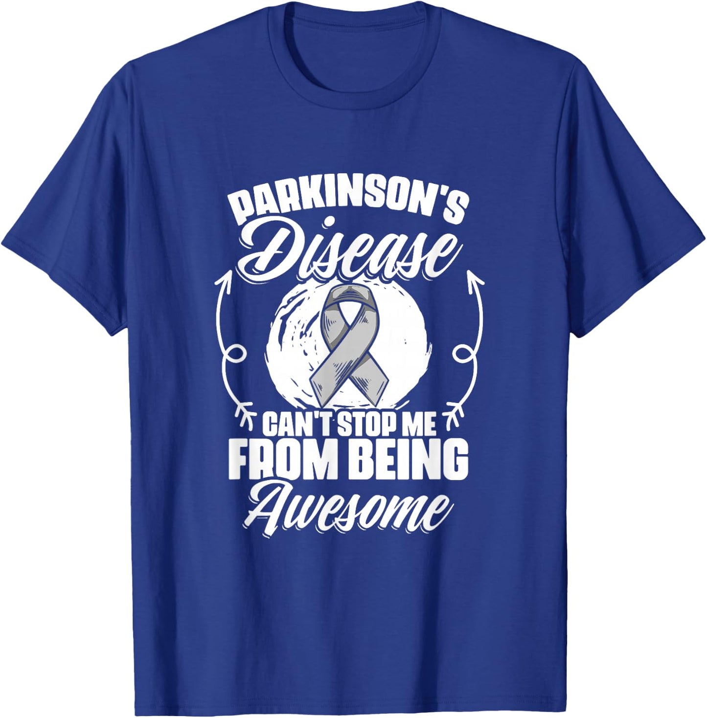 Being Awesome PD Patients Parkinson's Disease Warrior T-Shirt - T-Shirt | Royal