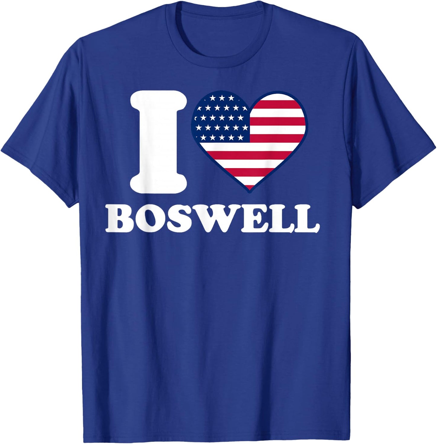 I love Boswell I heart Boswell T-Shirt - T-Shirt | Royal