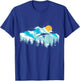 Mountains landscape sunset hang glider T-Shirt - T-Shirt | Royal