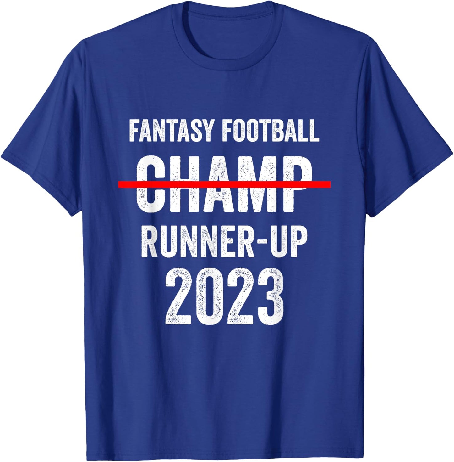 Fantasy Football 2023 League Runner-Up, 2023 FFL 2nd Place T-Shirt - T-Shirt | Royal