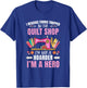 Funny Quilting Art Stitch Sewer Quilt Quilter T-Shirt - T-Shirt | Royal