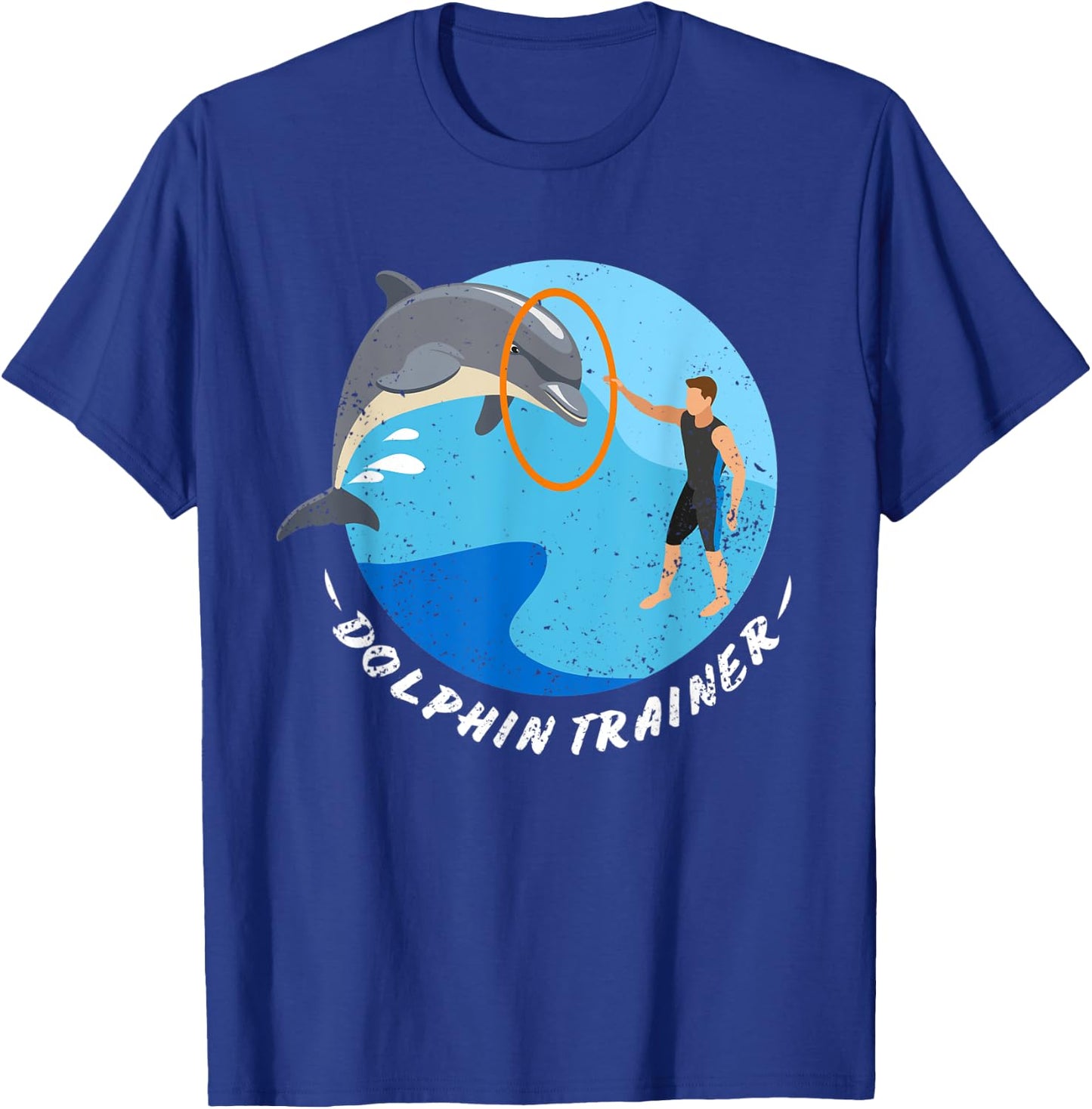 Funny Halloween Shirt Dolphin Trainer Halloween Costume T-Shirt - T-Shirt | Royal
