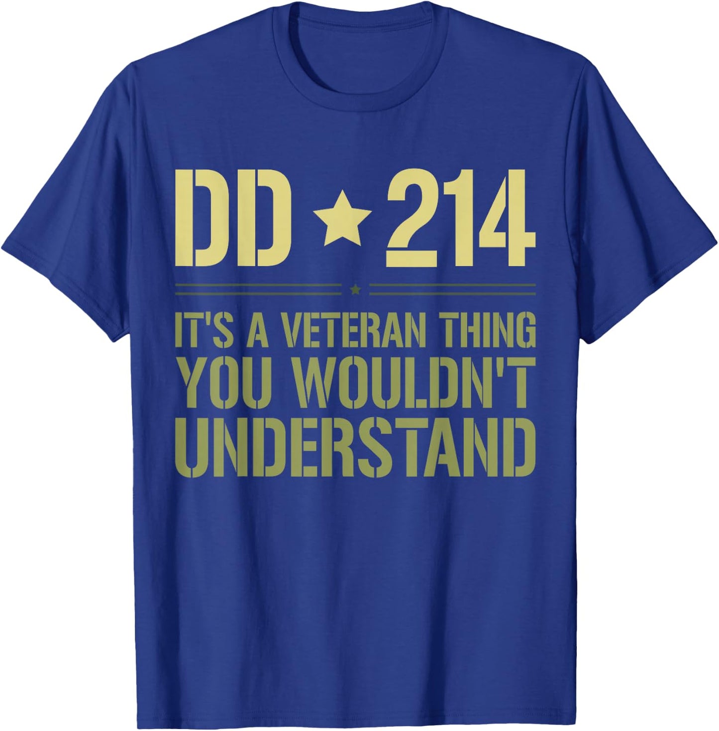DD-214: It's A Veteran Thing Funny Military Soldier Veteran T-Shirt - T-Shirt | Royal