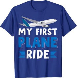 My First Plane Ride T-Shirt - T-Shirt | Royal