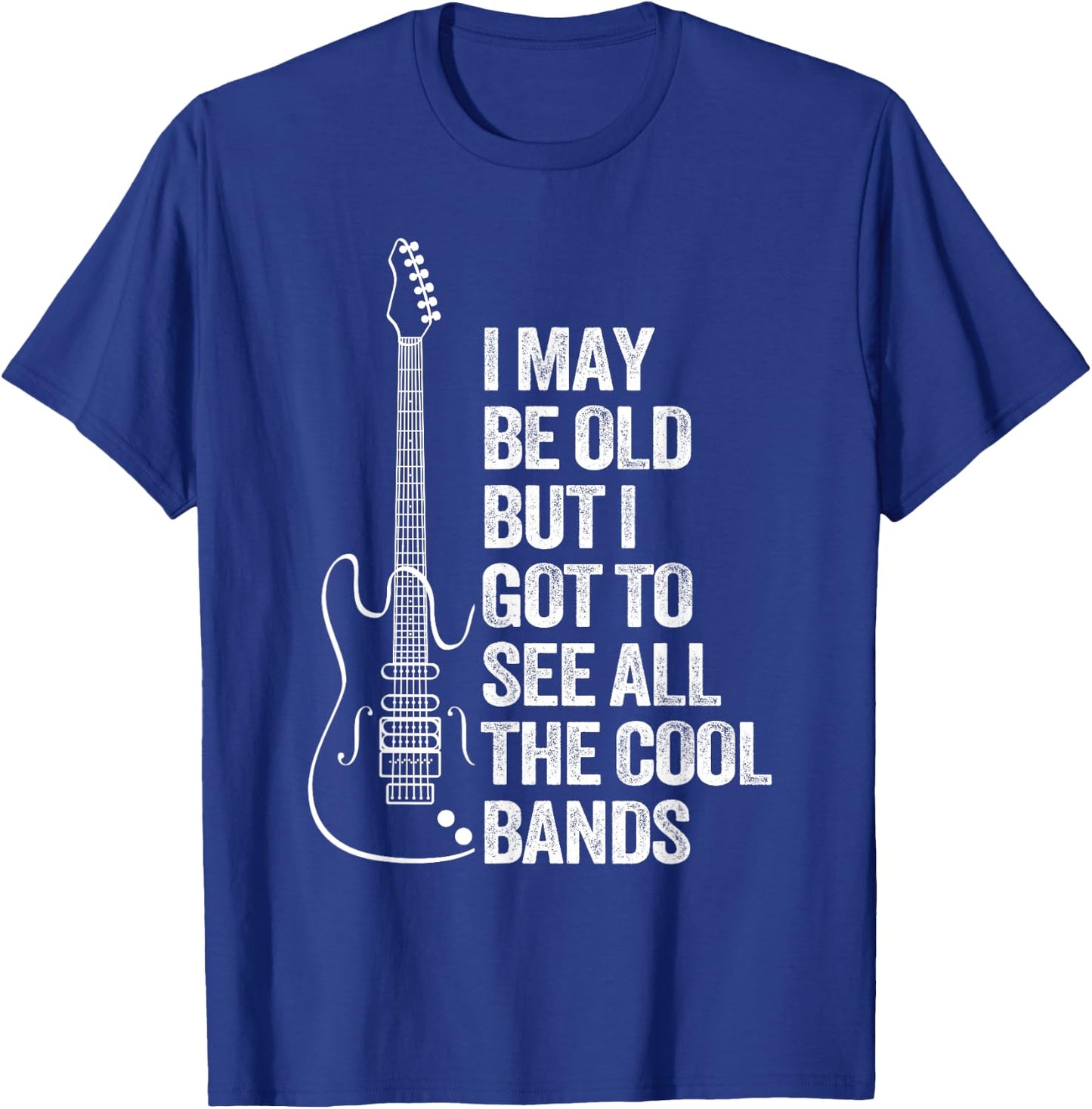 I'm Old But Saw All The Best Cool Bands T-Shirt - T-Shirt | Royal