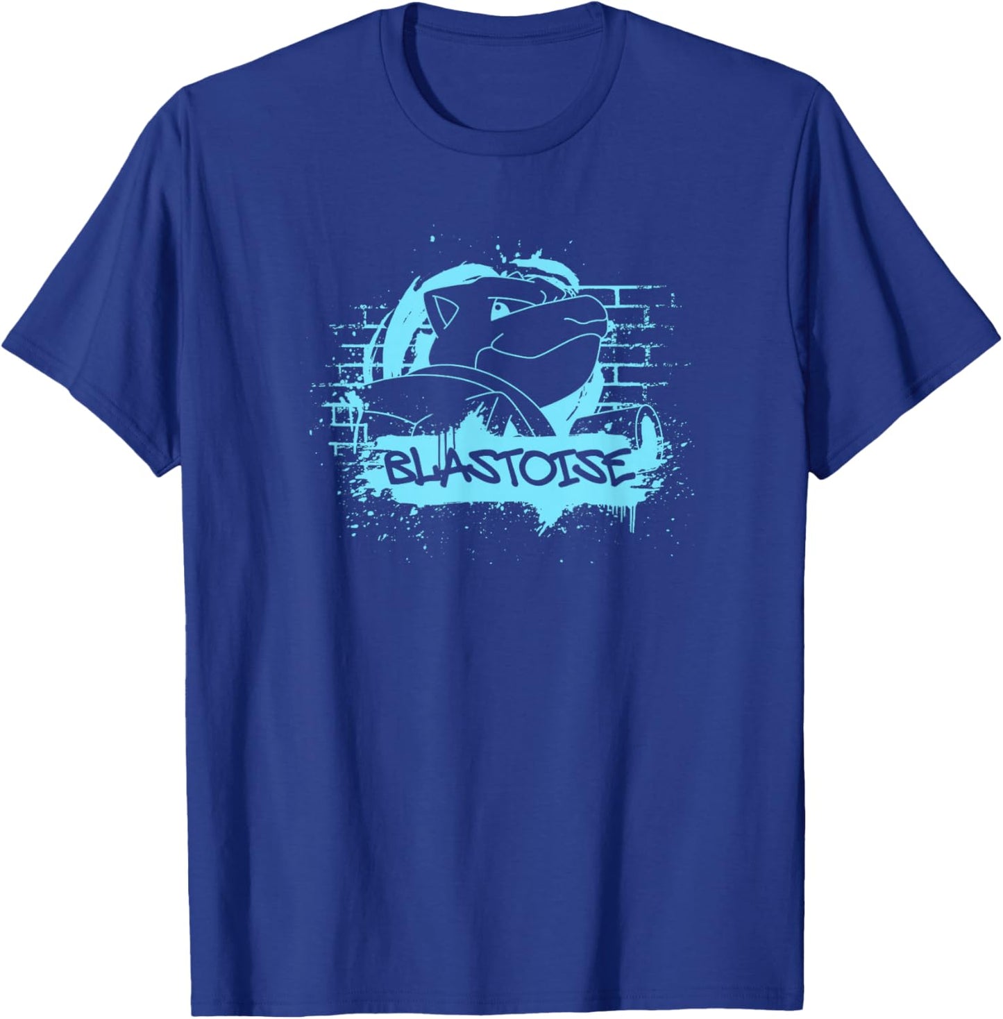 Pokémon Blastoise Blue Street Art Graffiti Logo T-Shirt - T-Shirt | Royal