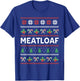 Funny Meatloaf Ugly Christmas Costume Bavaria Meat Dinner T-Shirt - T-Shirt | Royal