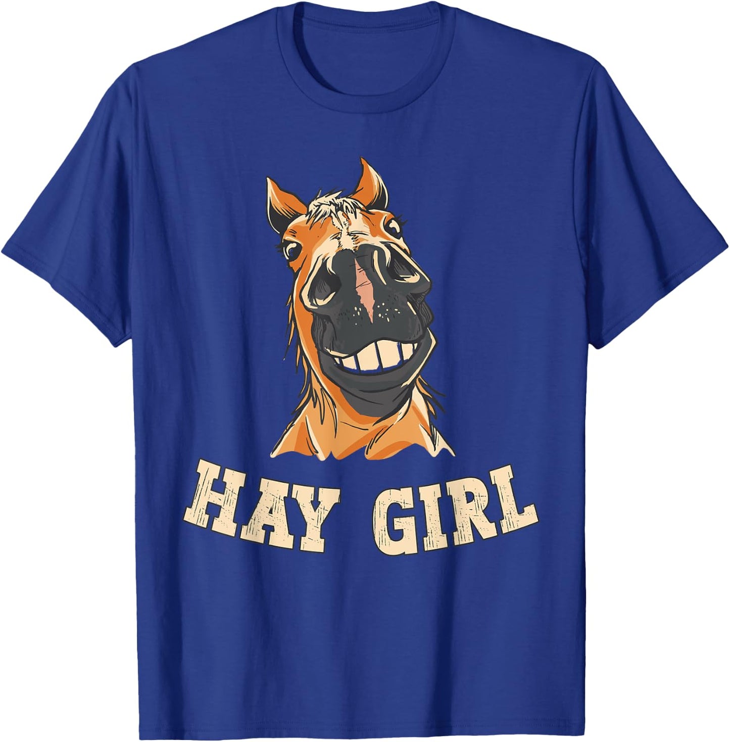 Horse Rider Funny Equestrian Men's Black Funny Horse T-Shirt - T-Shirt | Royal