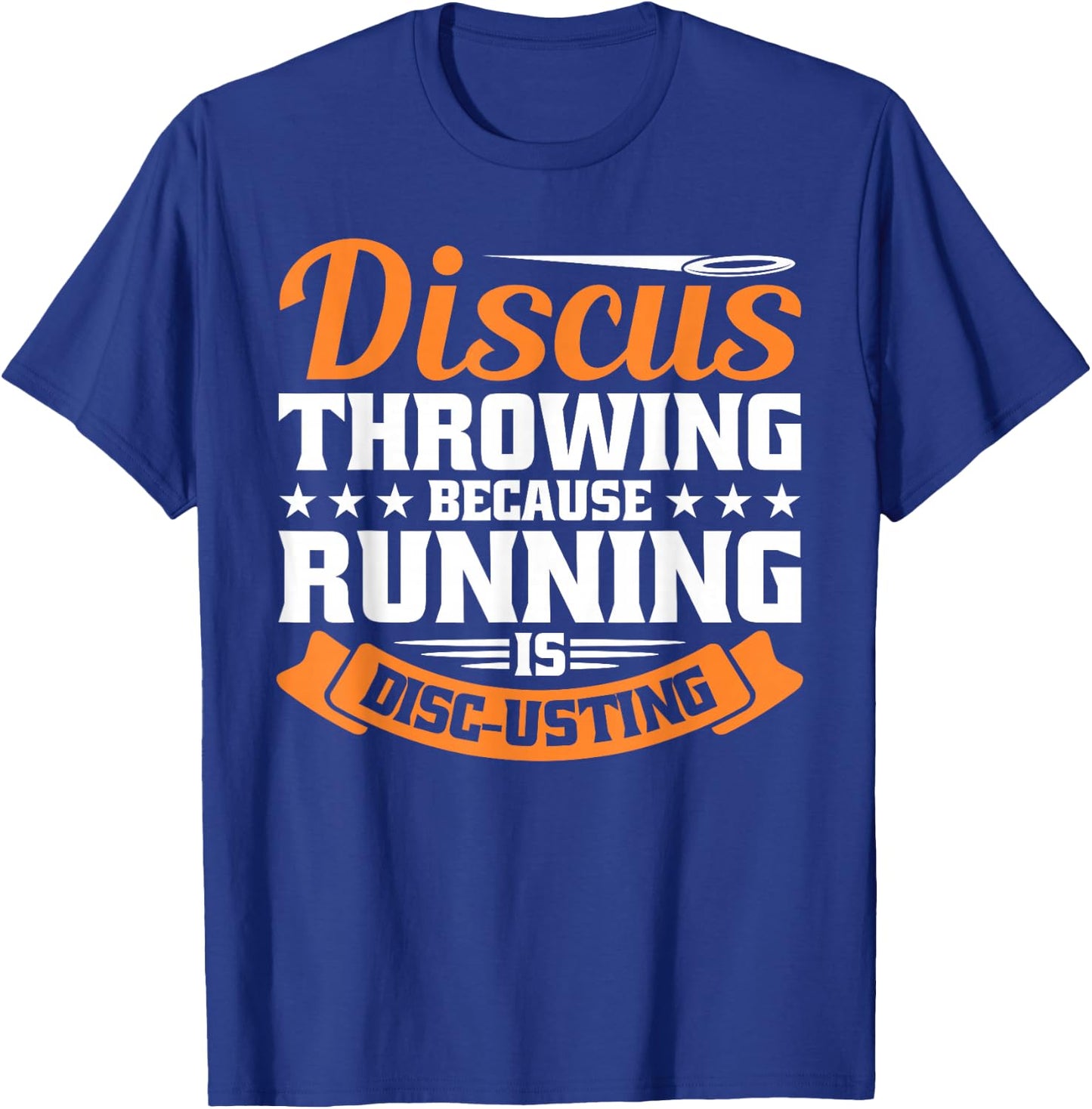 Discus Throwing Discus Track And Field Discus Thrower T-Shirt - T-Shirt | Royal