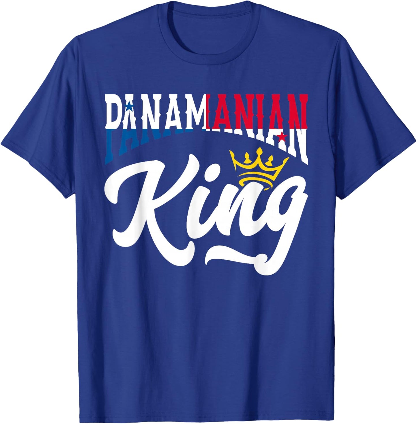 Panamanian King Panama Panamanian Panama Flag T-Shirt - T-Shirt | Royal