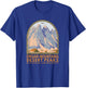 Organ Mountains Desert Peaks National Monument Emblem Retro T-Shirt - T-Shirt | Royal