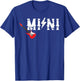 Mini Rockin One Birthday Family Matching Rock Guitar T-Shirt - T-Shirt | Royal