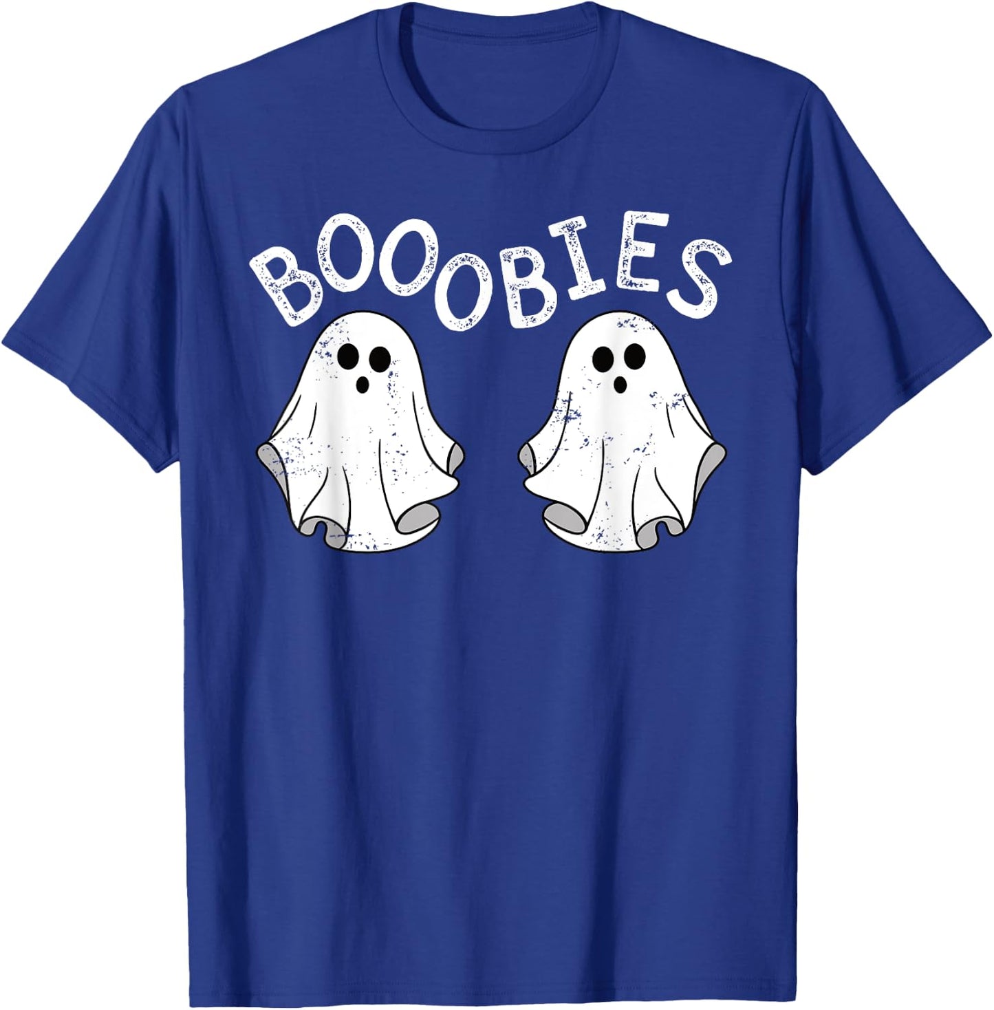 Boob Ghosts Booobie Halloween Bra Breast Funny Costume T-Shirt - T-Shirt | Royal