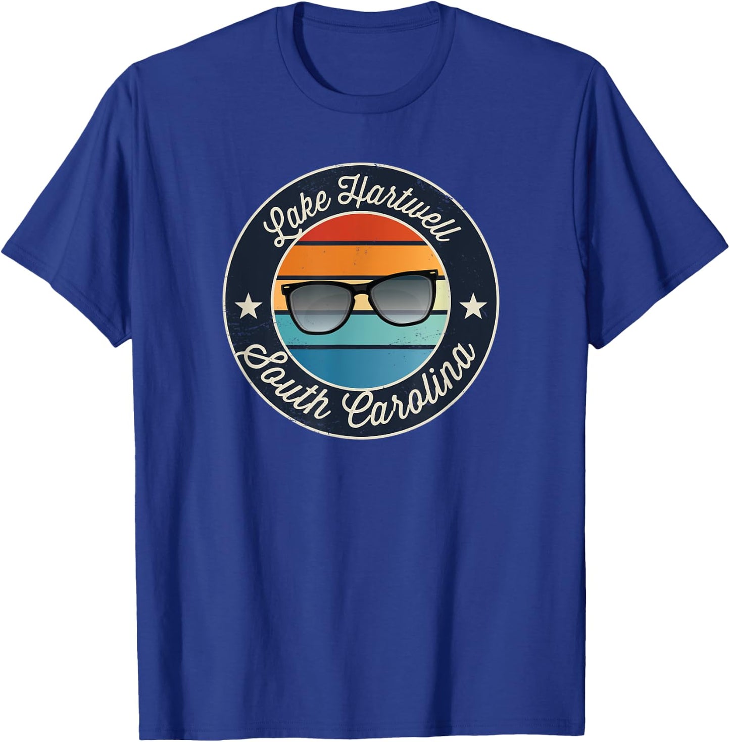 Lake Hartwell - South Carolina Souvenir T-Shirt - T-Shirt | Royal