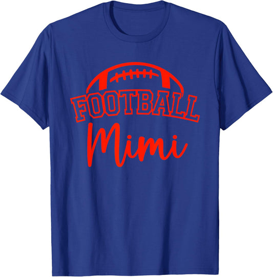 Football Mimi Matching Family Football T-Shirt - T-Shirt | Royal