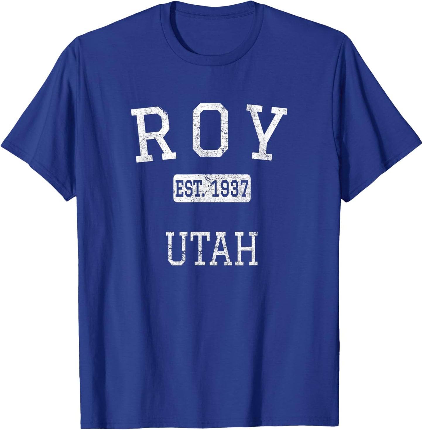 Roy Utah UT Vintage T-Shirt - T-Shirt | Royal