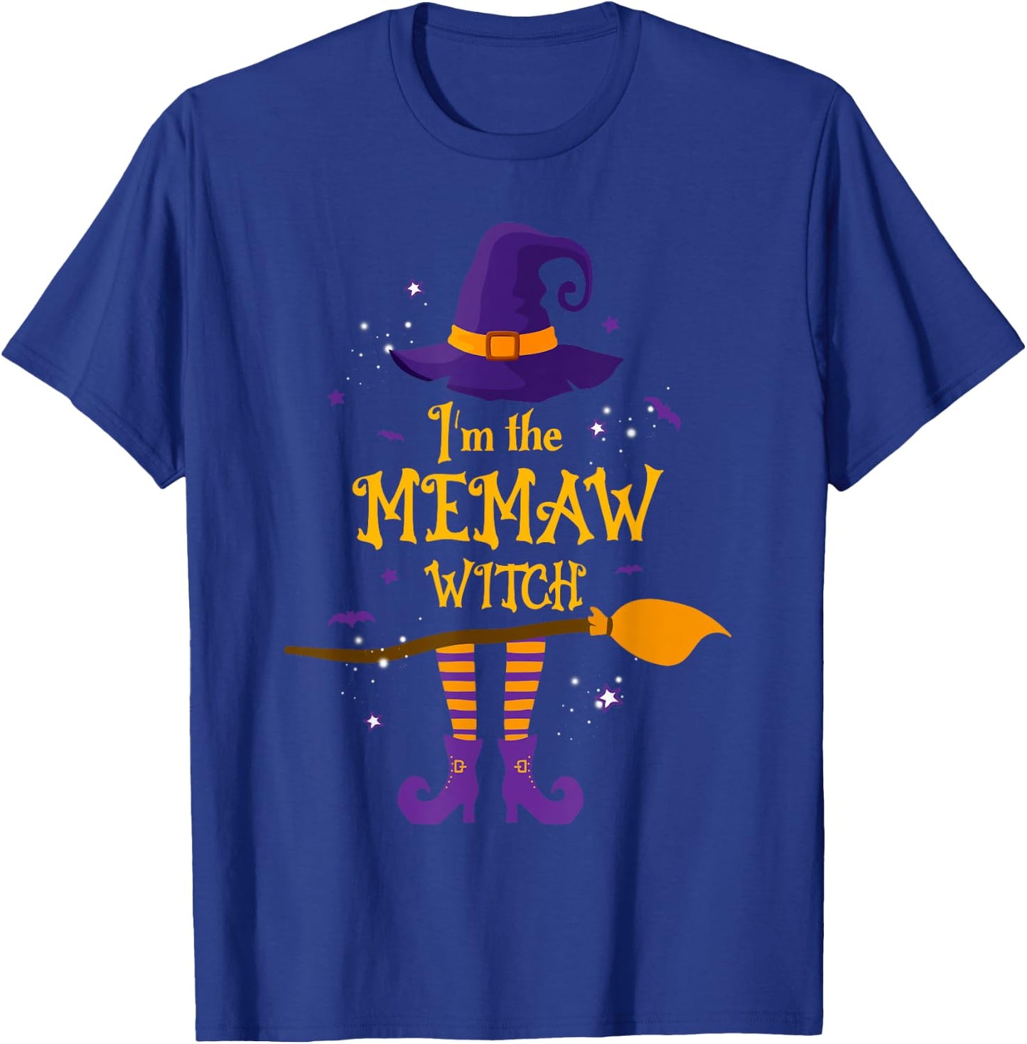 I'm The Memaw Witch Costume Halloween Matching Family T-Shirt - T-Shirt | Royal