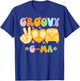 Retro Groovy G-ma Grandma Hippie Family Matching Mothers Day T-Shirt - T-Shirt | Royal