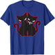 Emily The Strange Double Trouble - Women's X-Small Black Short Sleeve Classic Fit Cotton Blend T-Shirt - T-Shirt | Royal