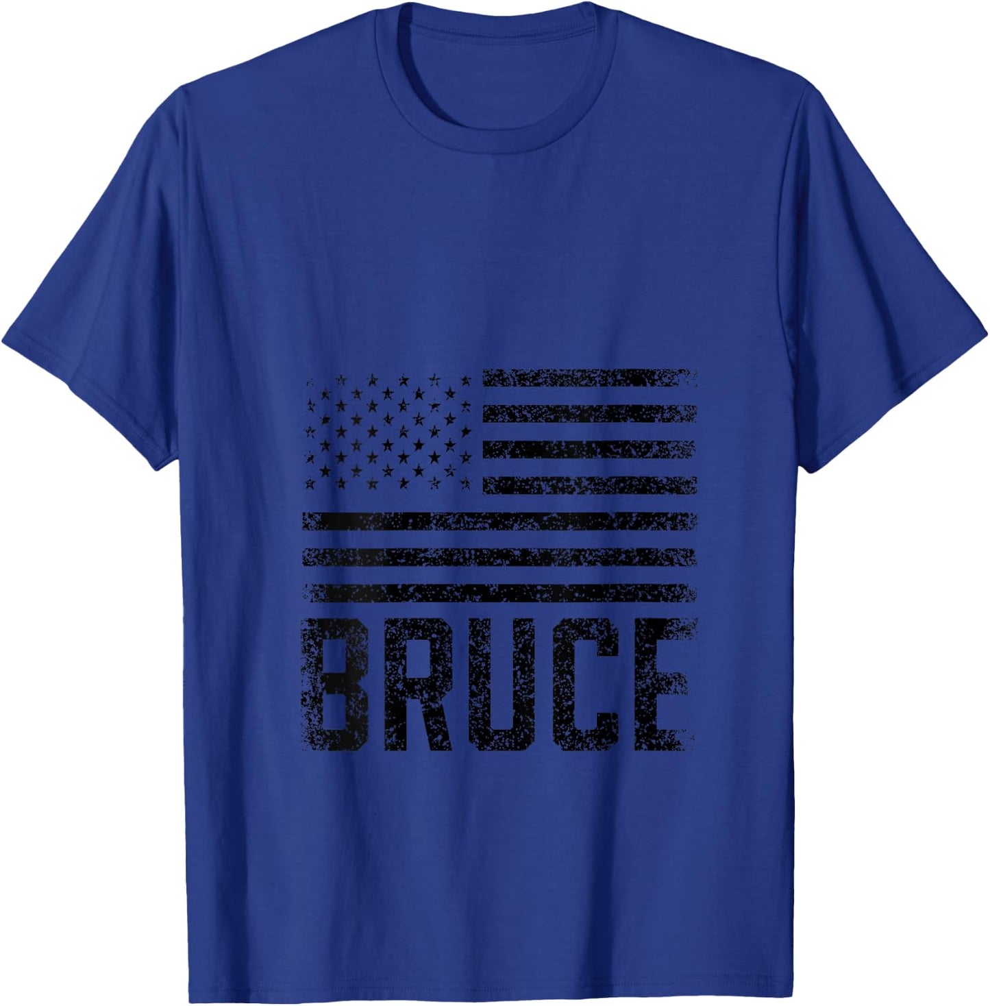 Bruce Birthday Forename Name Personalized USA V-Neck T-Shirt - T-Shirt | Royal