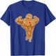Miftees Christmas Superhero Gingerbread Man T-Shirt - T-Shirt | Royal