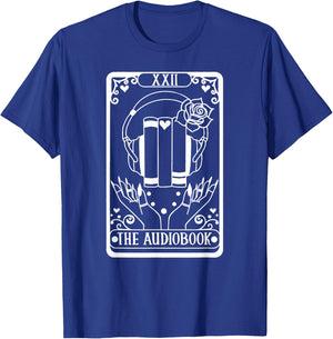 The Audiobook Tarot Card, Funny Book Lover T-Shirt - T-Shirt | Royal
