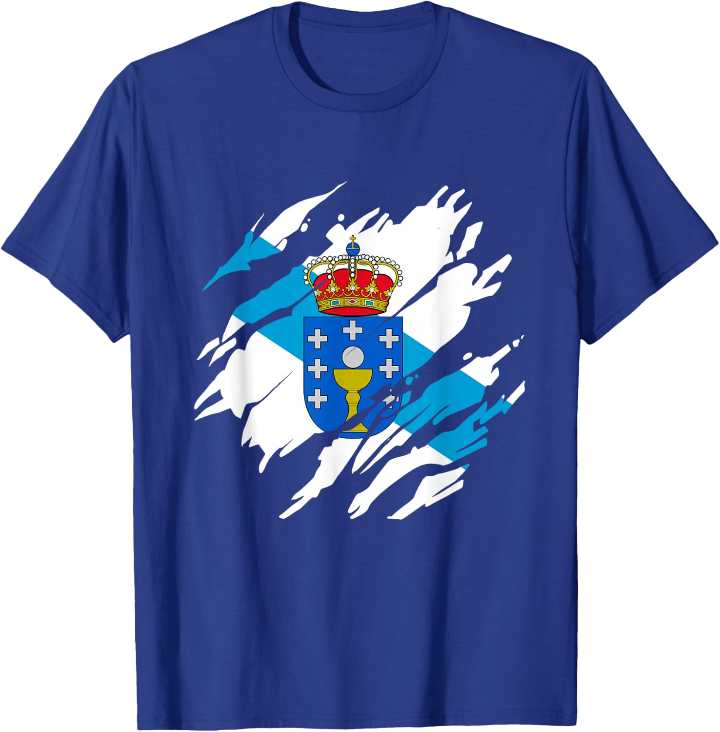 Galicia Galicia Flag T-Shirt - T-Shirt | Royal